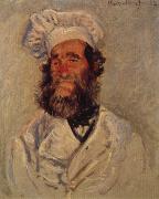 Claude Monet Portrait of Pere Paul painting